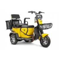 Электрический трицикл Rutrike Навигатор Желтый